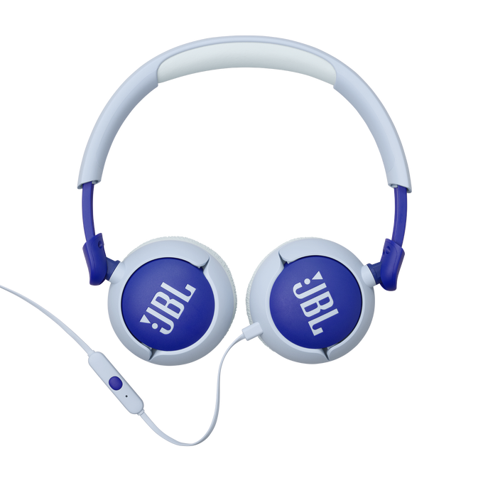 JBL Junior 320 - Blue - Wired on-ear kids headphones - Detailshot 3 image number null